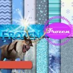 Kit Digital Papeis Frozem