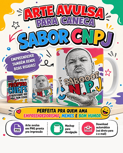11-Caneca Toguro - Sabor CNPJ Arquivo Caneca Toguro SabOor CNPJ - Imagem 1