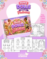 Arquivo Pack Paper Dolls - Versão Para Colorir - Imagem 17