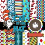 Kit Digital Papeis The Cat In The Hat