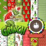 Kit Digital Papeis The Grinch