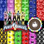 Kit Digital Papeis Power Rangers