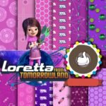 Kit Digital Papeis Loreta From Tomorrowland
