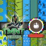 Kit Digital Papeis Tartaruga Ninja