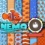 Kit Digital Papeis Procurando Nemo