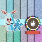 Kit Digital Papeis Rena no Inverno
