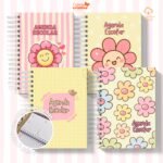 Arquivo Agenda Escolar 2026 – Rosa com amarelo (A5) – 1 e 2DPP