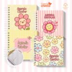 Arquivo Agenda Escolar 2026 – Rosa com amarelo (Mini quadrada) – 1 e 2DPP