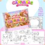 Arquivo Paper Dolls Capivaras – Para Colorir