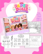 Arquivo Pack Paper Dolls - Versão Para Colorir - Imagem 14