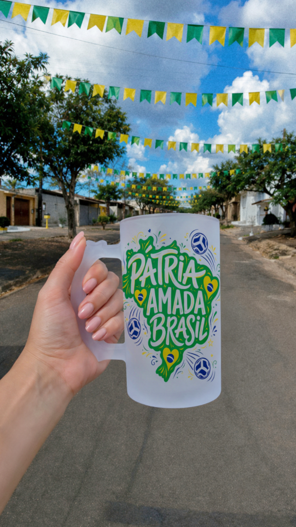 14- Pátria Amada Brasil Arquivo Caneca Pátria Amada Brasil - Imagem 1