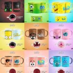 Arquivo Canecas Coleção Bocão Personagens