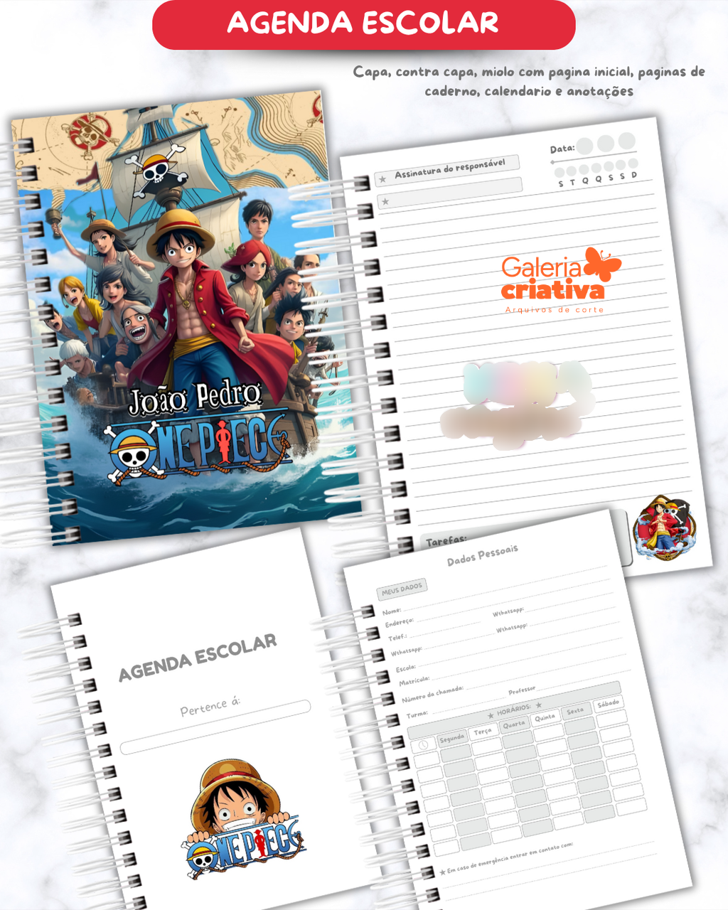 17-ENCADERNAÇÃO ONE PIECE Arquivo Encadernação One Piece - Imagem 1