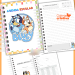 Arquivo Kit Escolar Bluey Menina