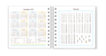 Arquivo Agenda Escolar 2026 – Azul com amarelo (Mini quadrada) – 1 e 2DPP - Imagem 9