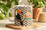 Arquivo Brasil Tropical - Kit Sublimação ( Caneca e Ecobags ) - Imagem 2