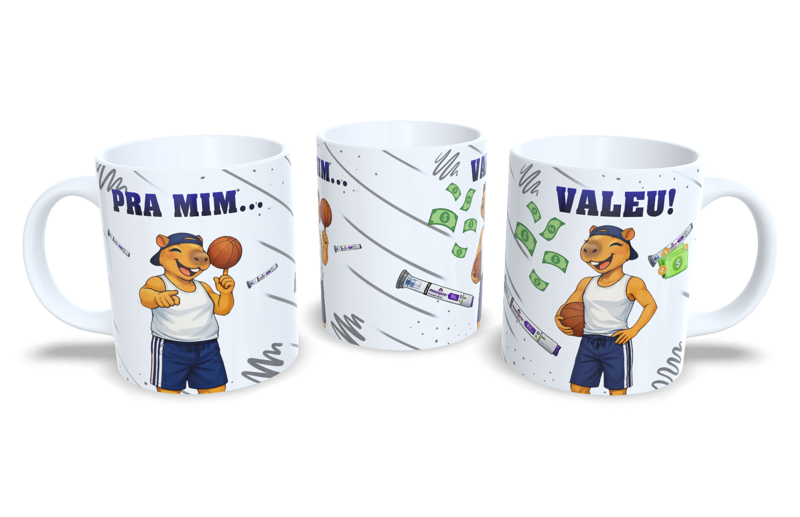 2-Canecas Mounjaro - Masculina Arquivo Canecas Mounjauro Masculino - Imagem 1