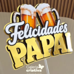 Arquivo Dia dos Pais Topo de Bolo Felicidades Papai