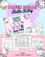 Arquivo Pack Paper Dolls - Versão Para Colorir - Imagem 20
