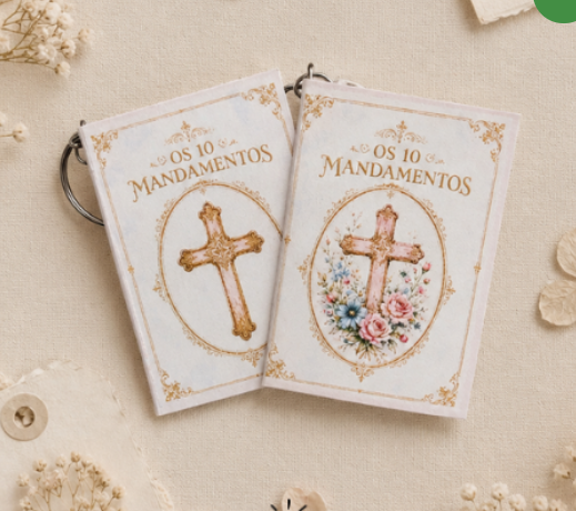 2-Mini Livro 10 Mandamentos Arquivo Mini Livro 10 Mandamentos - Imagem 1