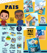 Kit Digital Dia dos Pais Mascotes