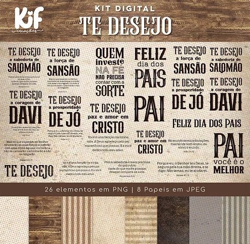 2022 KIF PAIS Kit Digital Dia dos Pais Cristão - Imagem 1
