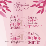 Kit Digital Frases Motivação Mulher