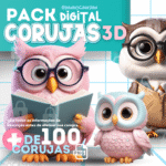 Kit Digital Corujas 3D Professores