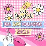 Kit Digital Dia da Mulher Ilustração