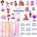 Kit Digital Dia do Professor Ilustrações