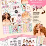 Kit Digital Ilustrações Dia da Mulher