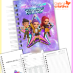 Arquivo Kit Escolar Guerreiras do K-pop