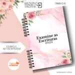 Arquivo Caderno Examine as Escrituras – Perm (2026) – Floral Rosa