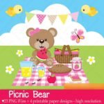 Kit Digital Ursinha Picnic