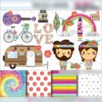 Kit Digital Casal Hippie