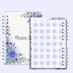 Arquivo Caderno para Congresso 2026 - Floral Azul com Tema - Imagem 9