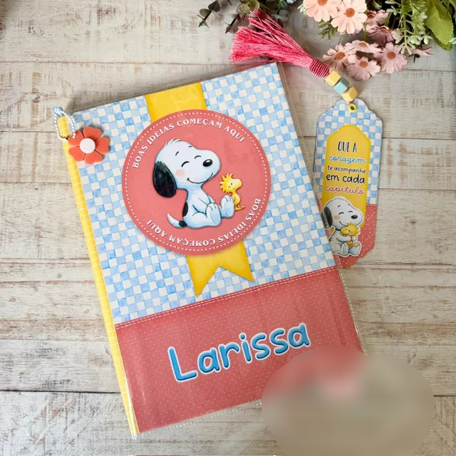 3-CADERNO BROCHURA SNOOPY Arquivo Caderno Brochura Snoopy - Imagem 1