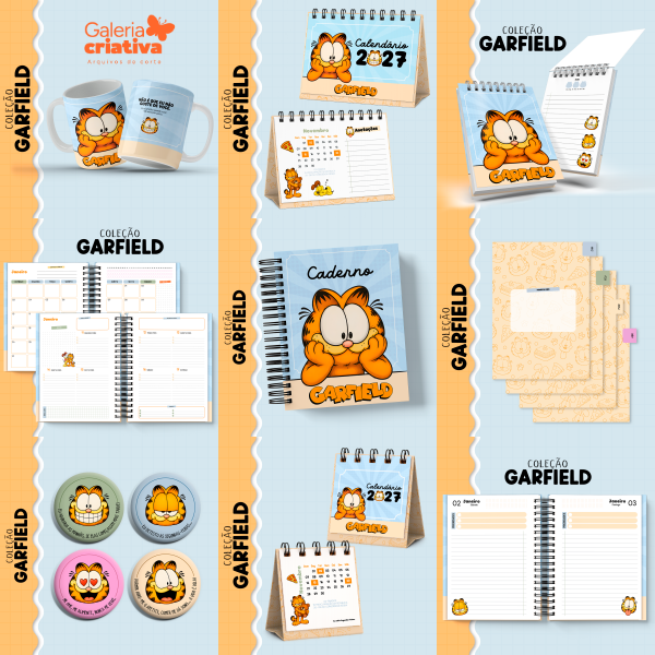 3-Coleção Garfield Arquivo Coleção Garfield 2027 - Imagem 1