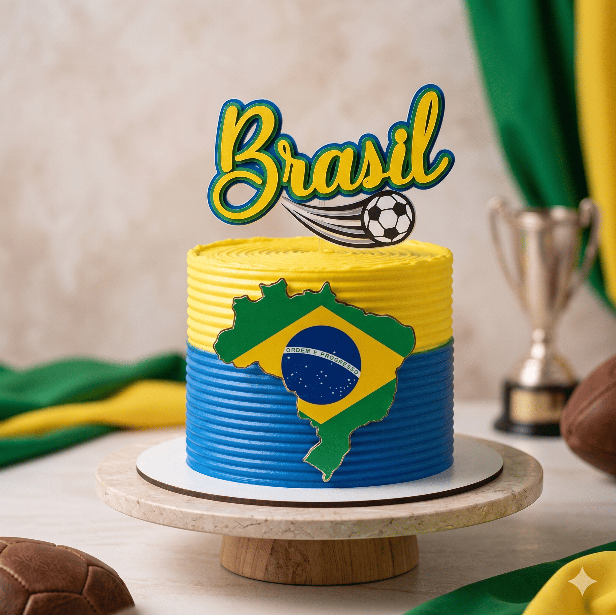 3-Futebol - Brasil 50 Arquivo Topo de Bolo Brasil - Imagem 1