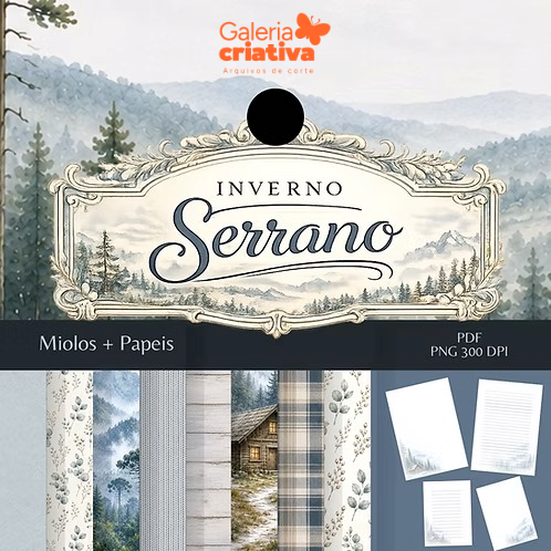 3-Inverno Serrano Kit Digital Inverno Serrano - Imagem 1