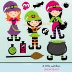 Arquivo Kit Digital Meninas no Halloween
