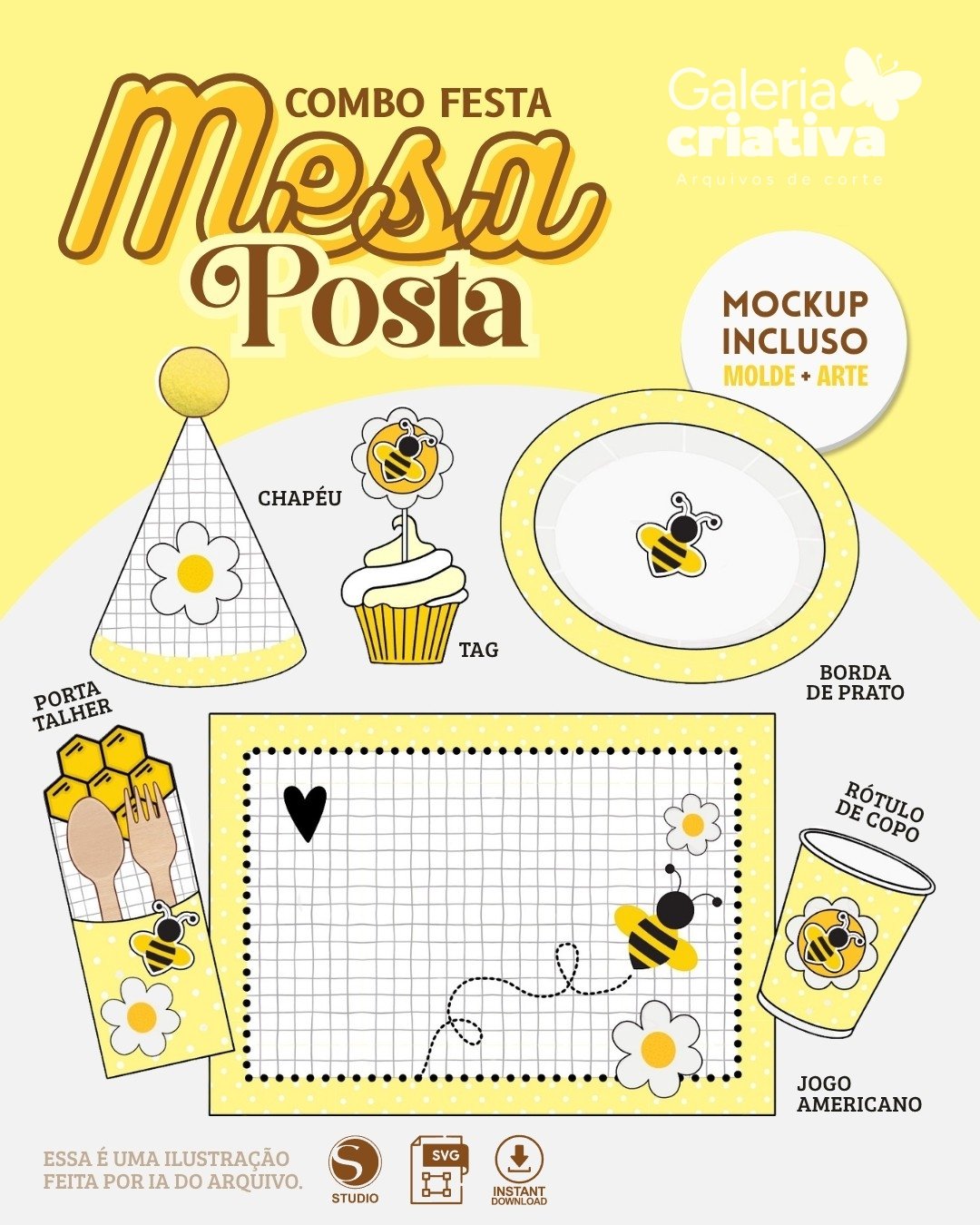 31-Combo Festa Mesa Posta 2 Arquivo Combo Festa Mesa Posta 2 - Imagem 1