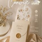 Arquivo Molde Convite de Casamento