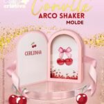 Arquivo Molde Convite Arco Shaker Cerejinha