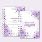 Arquivo Caderno para o Congresso 2026 - Floral Lilás com Tema - Imagem 8