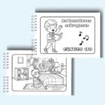 Arquivo Livro para Colorir Infantil Congresso 2026 - Felicidade Eterna - Imagem 3
