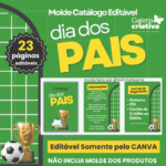 Arquivo Dia dos Pais Catálogo Editável pelo Canva
