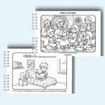 Arquivo Livro para Colorir Infantil Congresso 2026 - Felicidade Eterna - Imagem 4