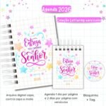 Arquivo Coleção Agenda 2026 Lettering Versículos - Imagem 6