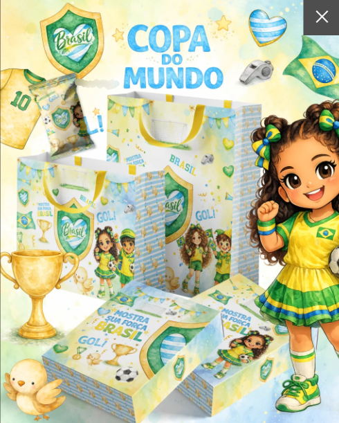 55-2026 - Graziele Valente - KIT COPA DO MUNDO 2026 Arquivo Kit Copa do Mundo 2026 - Imagem 1